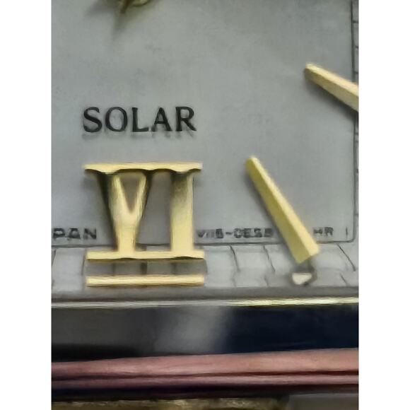 Ladies Seiko Solar V115-0CR0 Quartz Watch New Solar Battery Runs Great MSRP $175 - Picture 8 of 13